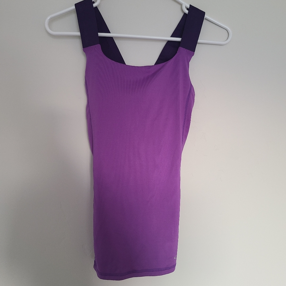 Purple workout top